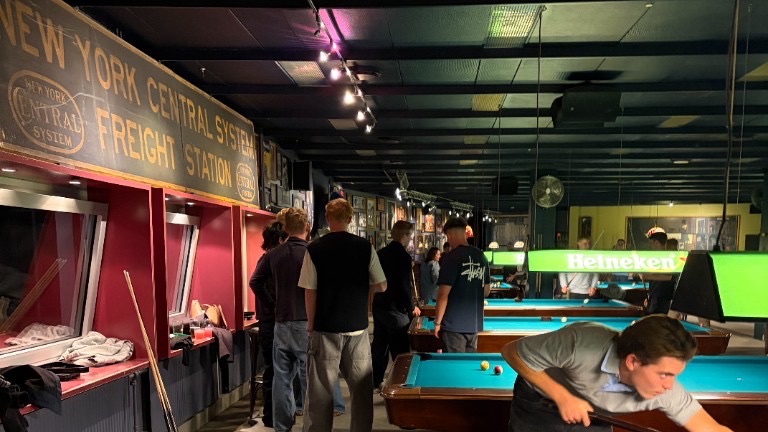 Billiard med kollegerne