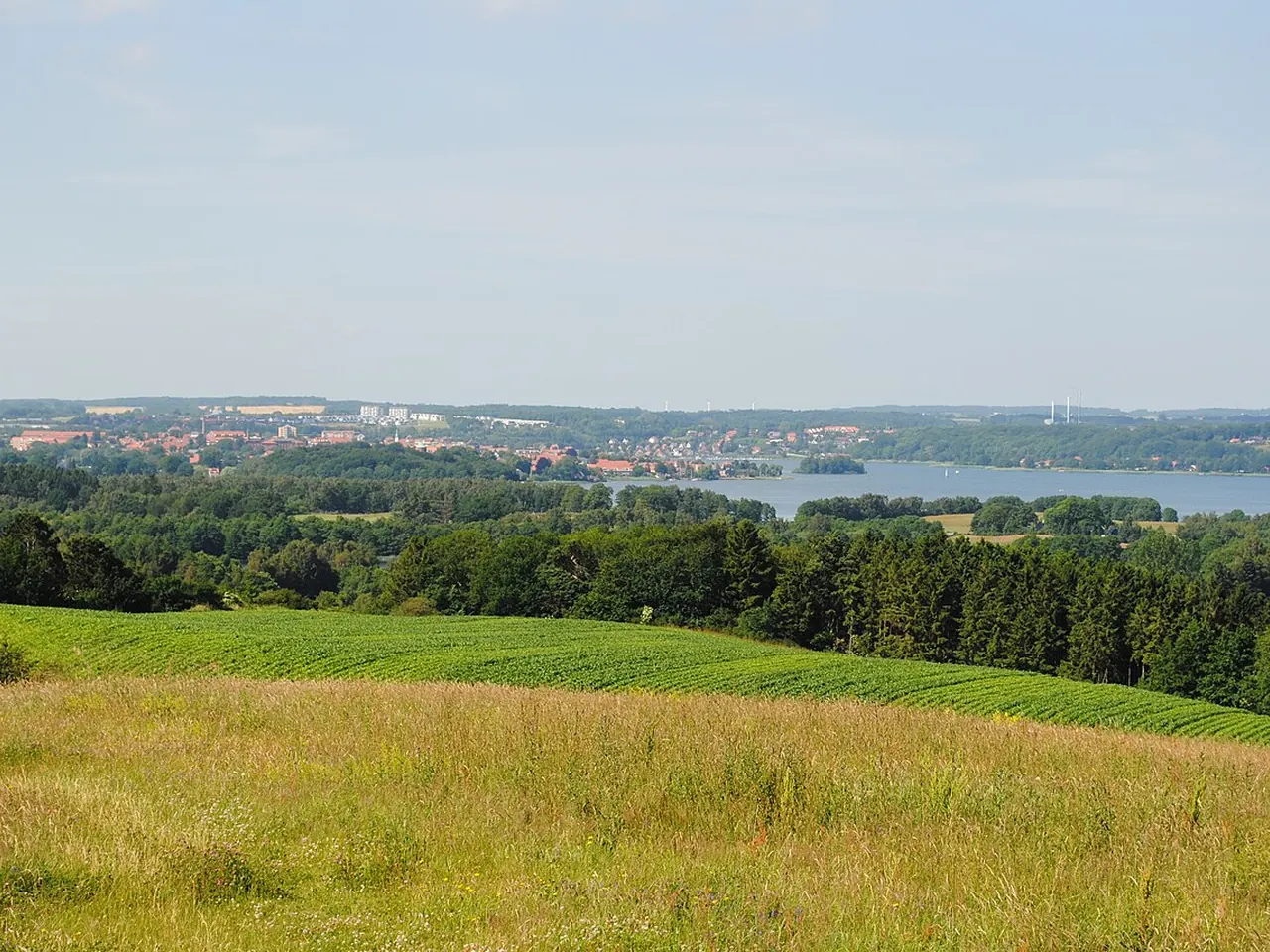 Udsigt over Skanderborg Sø