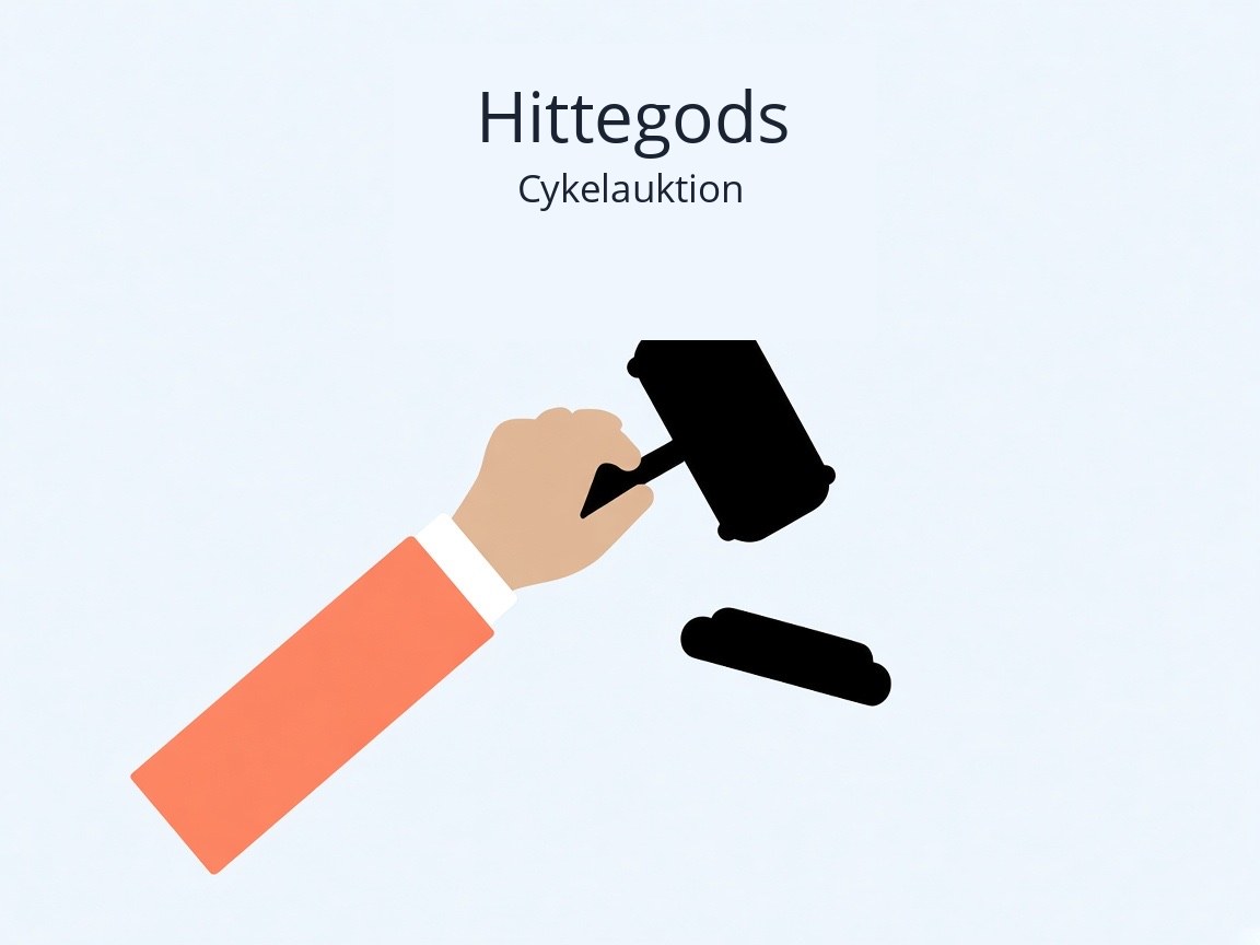 Hittegods og cykelauktion